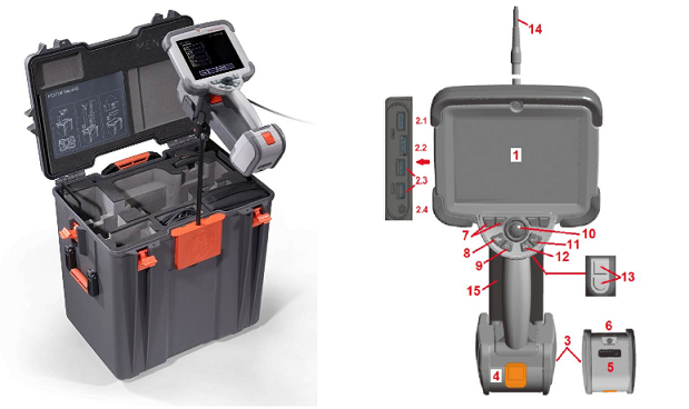 韋林工業視頻電子內窺鏡MViQ的組件 韋林工業視頻電子內窺鏡MViQ的組件