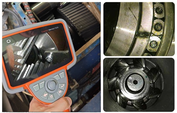 韋林工業內窺鏡檢測風電齒輪箱