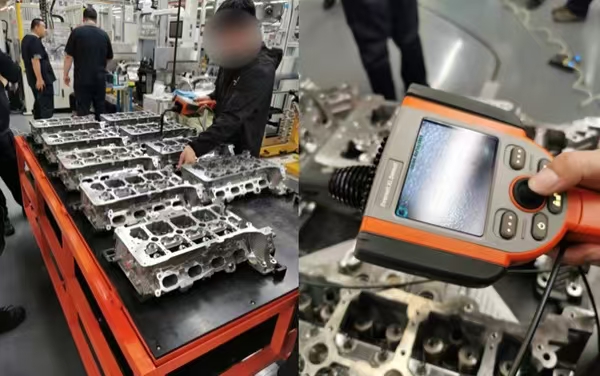 使用韋林工業(yè)內窺鏡檢查汽車零部件質量 使用韋林工業(yè)內窺鏡檢查汽車零部件質量