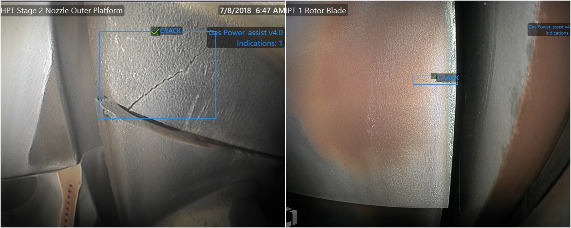 韋林AI工業內窺鏡智能分析缺陷圖