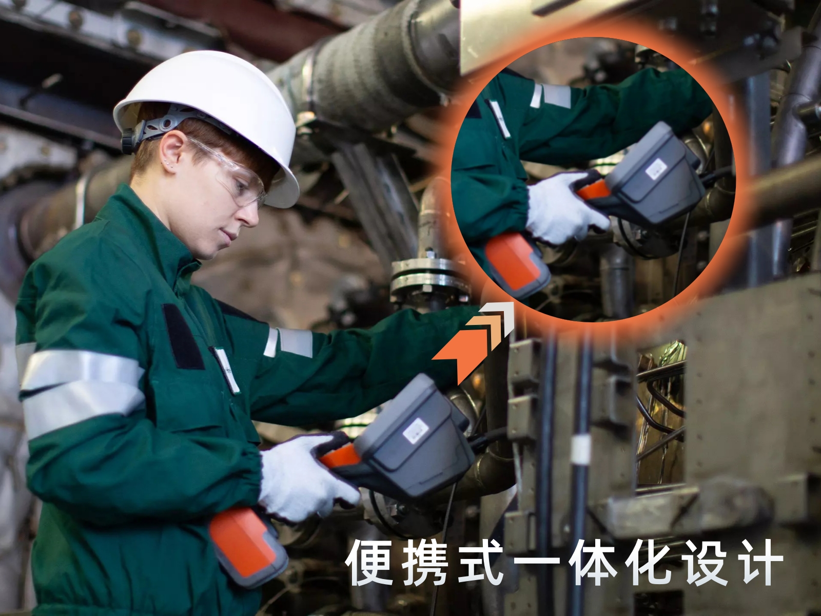 韋林工業內窺鏡便攜式一體化設計